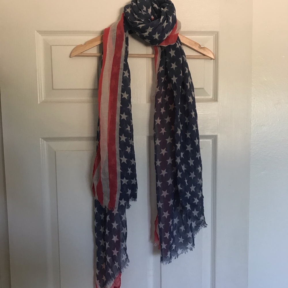 American flag scarf